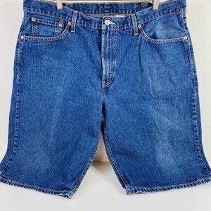 Levi's 529 Low Rise Blue Jeans Shorts Mens Size 40